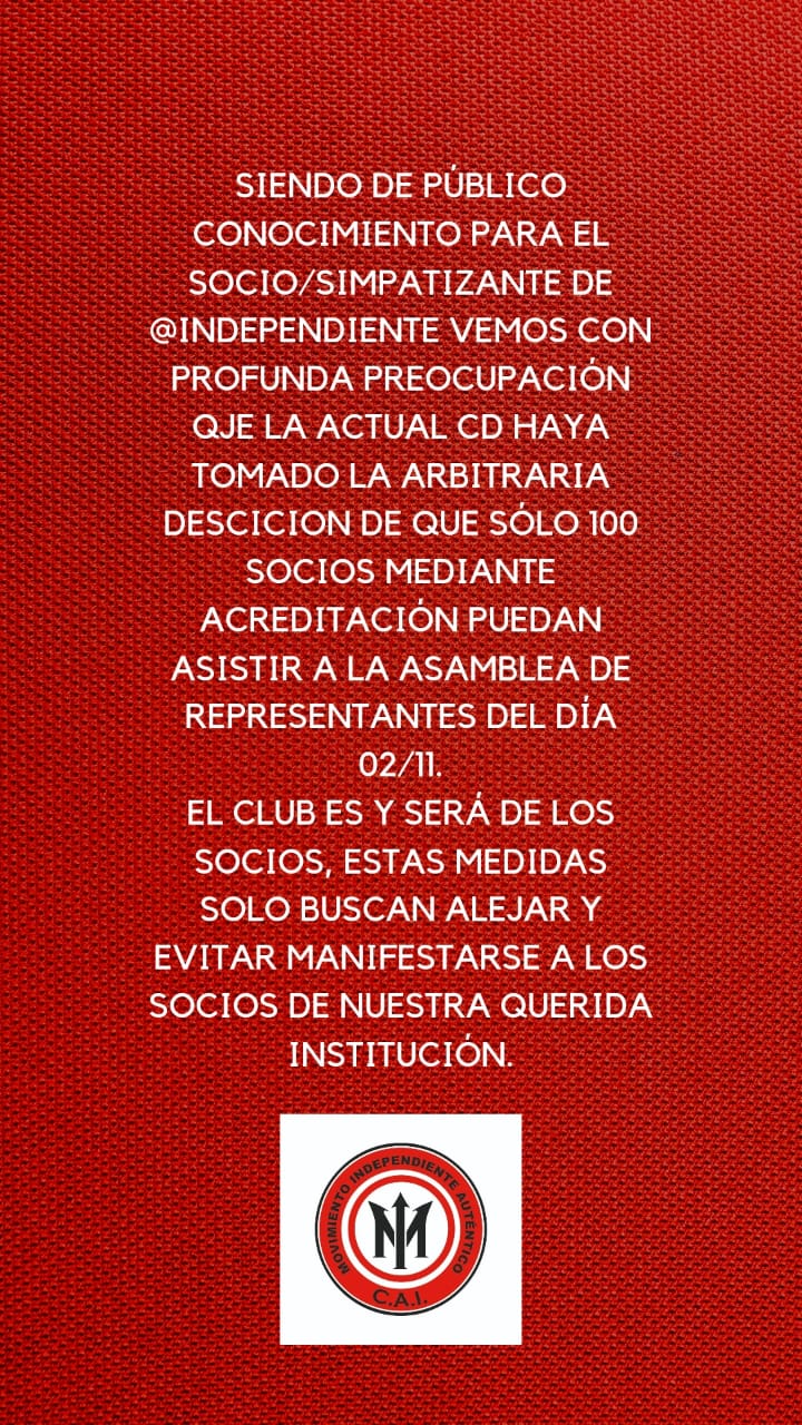 👹🇦🇹 Jornada de inferiores en #Independiente