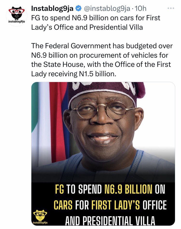 firstladyship's tweet image. Peter Obi will never spend N6.9 billion on buying luxury cars &amp;amp; SUVs for himself &amp;amp; his wife, while families in Nigeria are hungry.

Tinubu has budgeted a whooping N5 billion for his luxurious Presidential yacht, &amp;amp; a mere N5.5 billion for the Student Loan Scheme for the entire…
