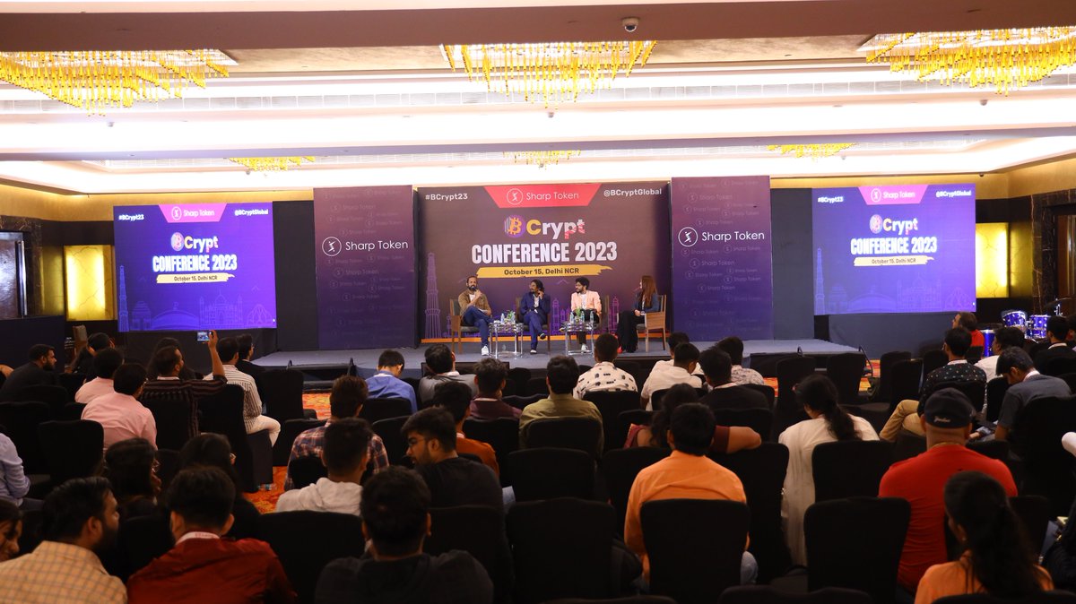 BcryptGlobal's tweet photo. Thank you, Anish Ramakrishna, for sharing your expertise at #BCrypt23. Your talk on "Web3 & the #Metaverse" was incredibly insightful. Looking forward to having you with us again at #BCrypt24!
For more details, stay tuned! https://t.co/iGIEyHvwb5
#Bcrypt #Web3 #SharpToken https://t.co/DeFv95sTbM