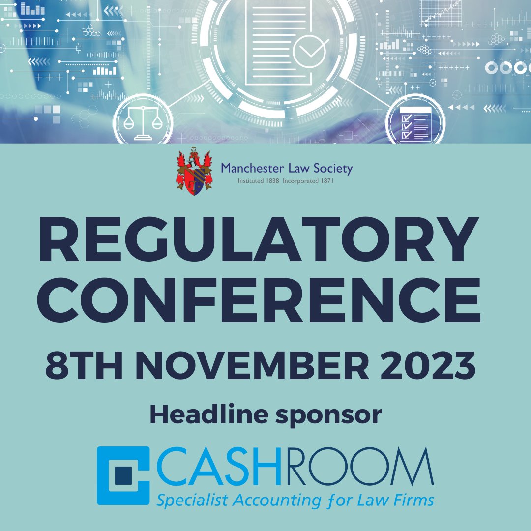 ManLawSoc's tweet photo. One week until our Regulatory Conference! Have you secured your place yet? See the full programme and book your spot here: https://t.co/uS5Xgr19QK
#Regulation #lawfirm #colp #cofa #mlro #AML https://t.co/02eaKdrhuV