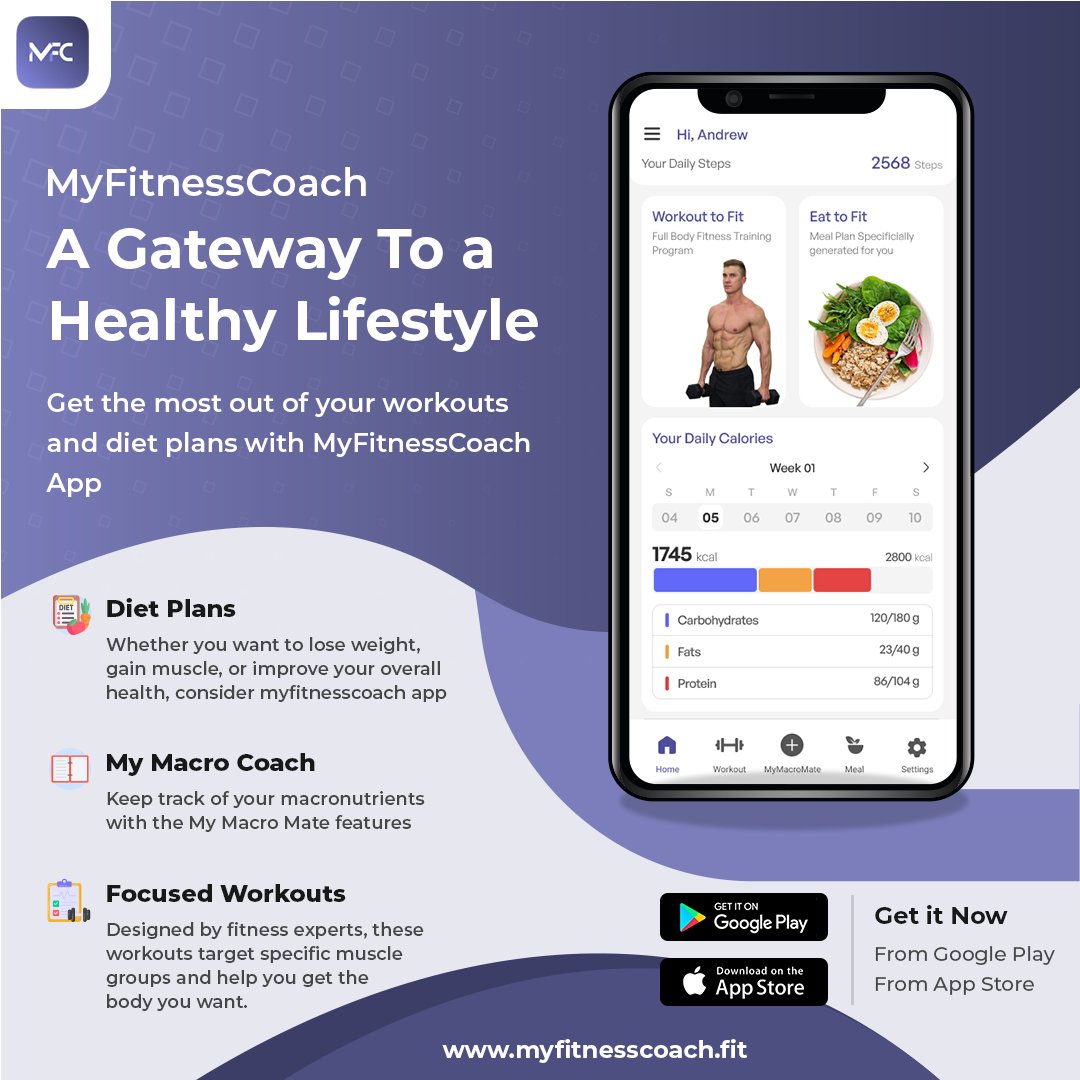 Ready to transform your health? Our fitness app is here to help you reach your goals! With personalized workouts and meal plans, you'll be on your way to a healthier, fitter you.

#MyFitnessCoach #FitnessApp #WorkoutGoals #GetFitNow #HealthyLiving #InstaFitness #FitnessJourney