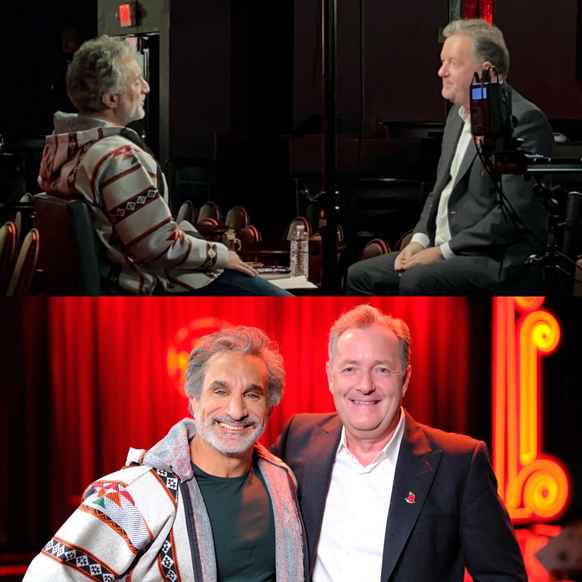 piersmorgan's tweet image. UPDATE: My interview with ⁦@Byoussef⁩ was the most-watched in ⁦@PiersUncensored⁩ history with 20m+ views on YouTube. So I flew to LA to sit with him for a much longer &amp;amp; quite extraordinary face-to-face conversation. The 2-hr special airs tonight 8pm. 
Don’t miss it..