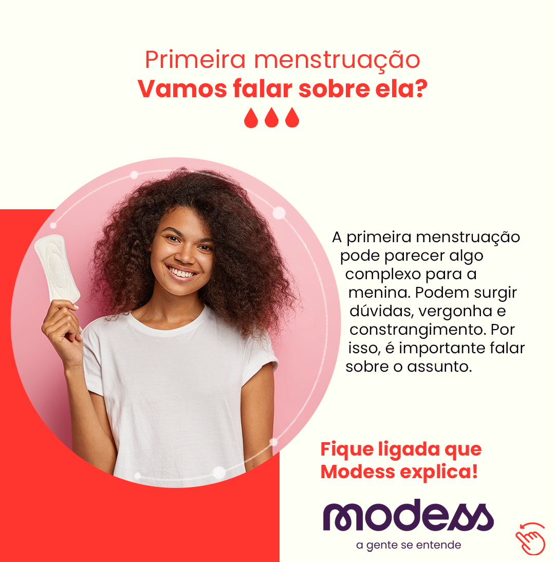 modessbrasil's tweet photo. A primeira menstruação pode parecer algo complexo para a menina. Podem surgir dúvidas e constrangimento. Nos primeiros ciclos,é comum a preferência por absorvente externo. Mas já existem mais opções, como a calcinha absorvente Modess. Saiba mais. #menarca #modessbrasil https://t.co/QCnTWPrXlS