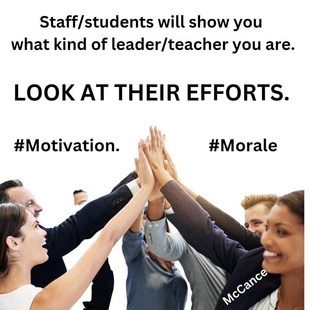 #leadershup
#leadershipmatters
#motivation #morale #schoolclimatw #schoolculture
#classroomenvironment #schoolenvironment #effort #spite

@Bob_Lazzari @NKaravedas @LeanoraBenton3 
@ChrisQuinn64 @leadership @raspberryberet3 @AndrewBuchheit