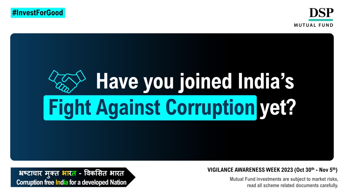 dspmf's tweet photo. This #VigilanceAwarenessWeek, we encourage you to join India's fight against corruption.
 
Take the first step by taking the Integrity Pledge on the Central Vigilance Commission website: https://t.co/kkj5sCPwXY

#SayNoToCorruption #VAW23
