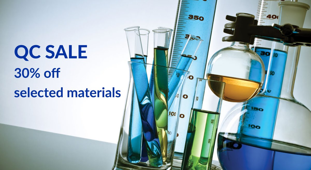 🏷️ Receive 30% discount from selected quality control materials ordered between 1 November and 31 December 2023. 

There are a selection QC materials available to buy in the sale from our large range of real food matrix materials, click to view now > hubs.ly/Q027bHq60
