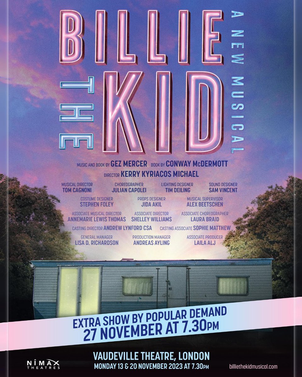 BillieMusical's tweet photo. Extra show added by popular demand on November 27th! 

This show will also be BSL interpreted by the wonderful #JacquiBeckford

🎟️ link in bio 

#BillietheKidMusical #NewMusical #BSL #BSLInterpretation https://t.co/HTawQzgJNT