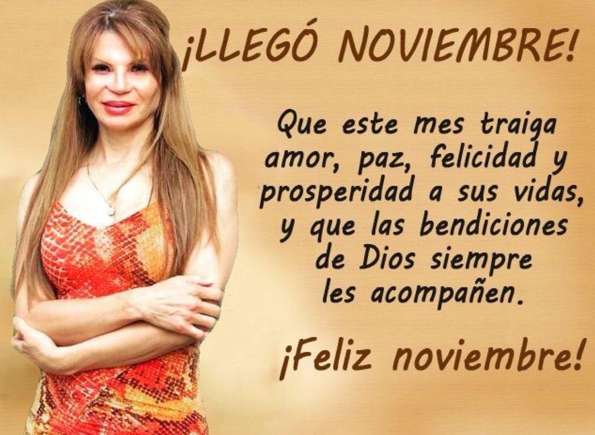 ClubMhoniFan's tweet photo. Que llegue #Noviembre con muchas bendiciones para ti @mhonividente mes de #Dios #BienvenidoNoviembre MhoniFans #Amor #Salud #Trabajo #UnionFamiliar #Abundancia #MesdeDios #MhoniVidente https://t.co/ilH0Ai8XQR