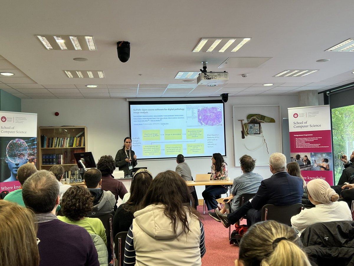 Prof Derek O'Keeffe (@physicianeer) on Twitter photo Fantastic lecture by <a href="/ThompsonKerry8/">Kerry Thompson</a> on her #digitalpathology research work as part of the <a href="/uniofgalway/">Ollscoil na Gaillimhe | University of Galway</a> AI & Clinical Decision Making innovative workshop organised by <a href="/michaelgmadden/">Michael Madden (michaelgm@mastodon.ie)</a> @arusmuire 💻 🩺 Fantastic lecture by <a href="/ThompsonKerry8/">Kerry Thompson</a> on her #digitalpathology research work as part of the <a href="/uniofgalway/">Ollscoil na Gaillimhe | University of Galway</a> AI & Clinical Decision Making innovative workshop organised by <a href="/michaelgmadden/">Michael Madden (michaelgm@mastodon.ie)</a> @arusmuire 💻 🩺