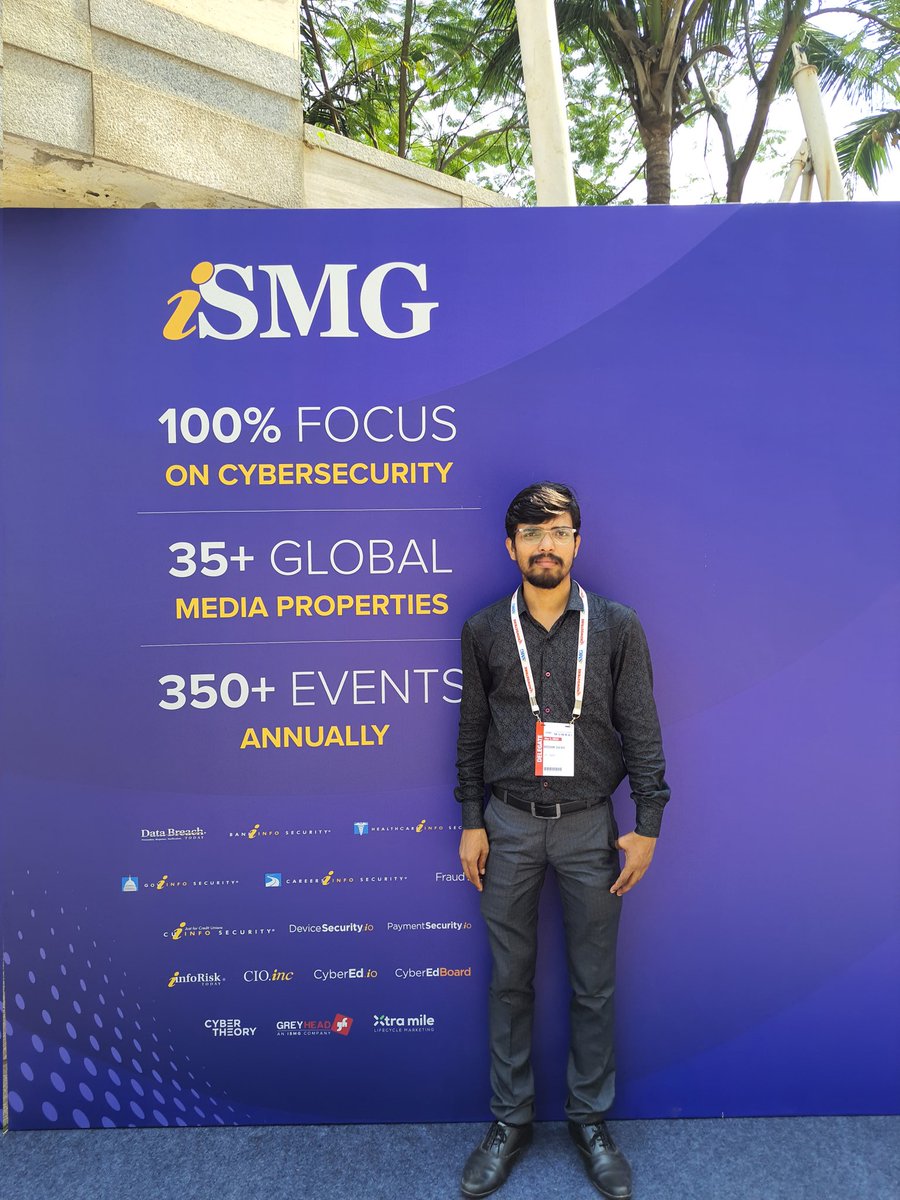 Attending @ISMG_APACME event Mumbai
Really the session is good and informative.
Thanks to all the teams who managing,sponsers
#ISMGSummits #Mumbaisummit2023 
#CyberSecurity