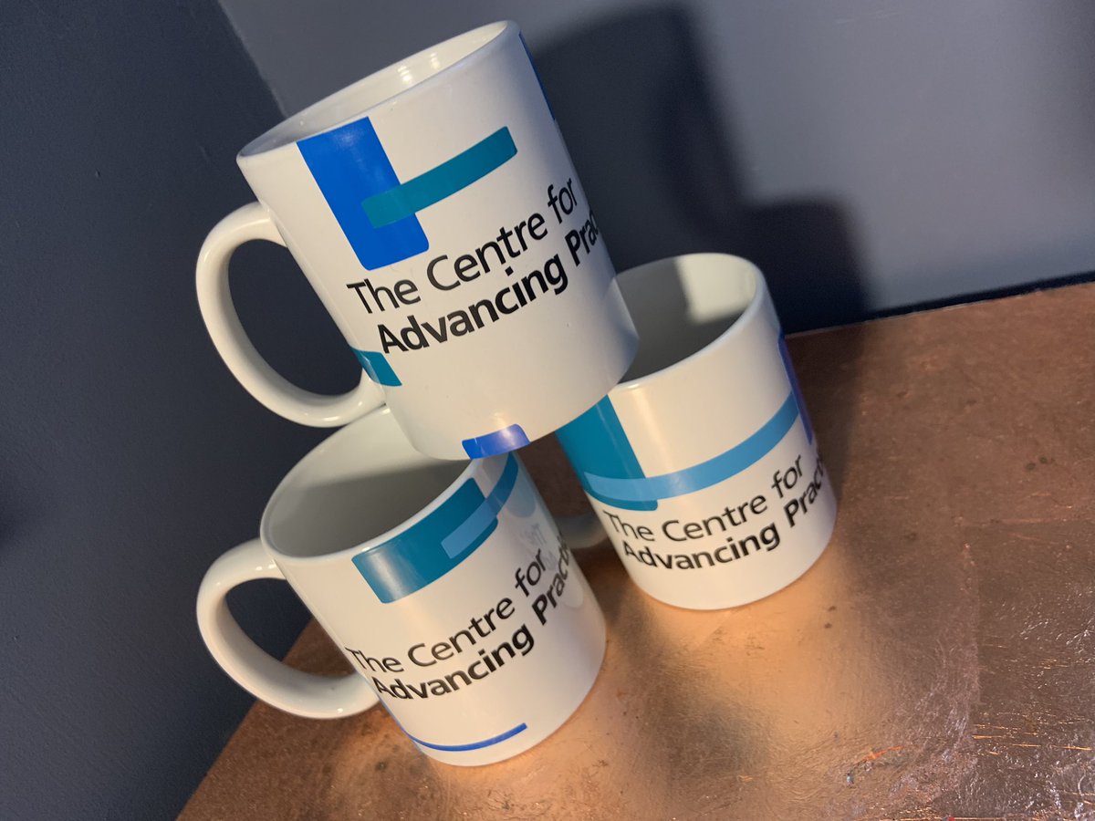 New mugs are finished! And we are ready for conference…..
Looking forward to seeing you all next week. 
#advancingpractice2023