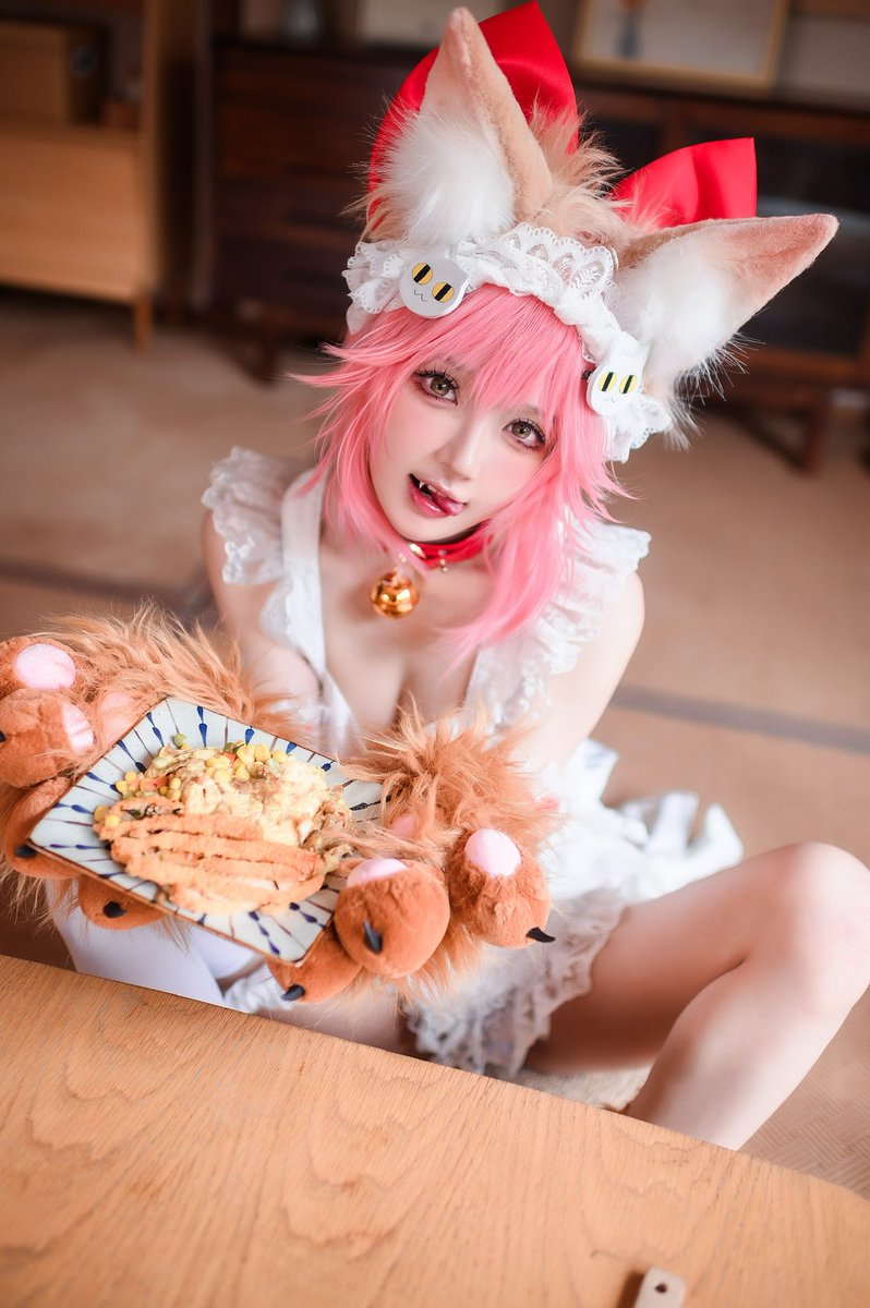 🐱カレーはいかがですか～💗🍛
#FGO 
玉藻喵 https://t.co/vEGlWqksp2