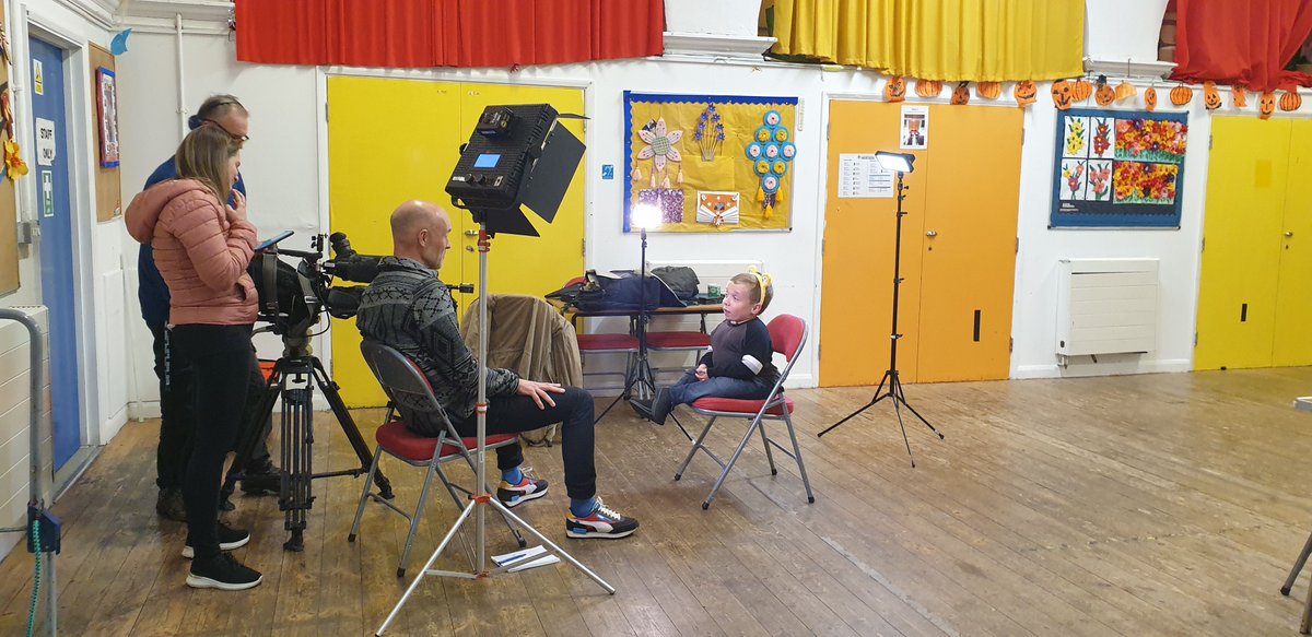 StMargaretsLDN's tweet photo. We had some very special visitors join our Hilarity Academy this week; Bafta-award winning @mrlennyrush, @colinGPaterson and the team from @BBCCiN! We are featured on this morning's @bbcbreakfast, available to watch on BBC Player (we are on from 8.54am!). Link in bio 📺 📹 https://t.co/6kPb1J9B4E