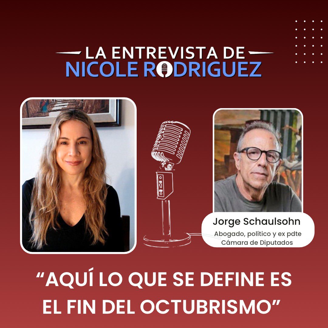 nicoleperiodist's tweet photo. Hoy feriado igual vamos con La Entrevista de Nicole Rodríguez! Con el abogado y ex Pte Cámara de Diputados, Jorge Schaulson acerca de la propuesta constitucional y la centro izquierda. Vale la pena escucharla. https://t.co/Guvk0NUjv7 https://t.co/lzC5hy3g2R