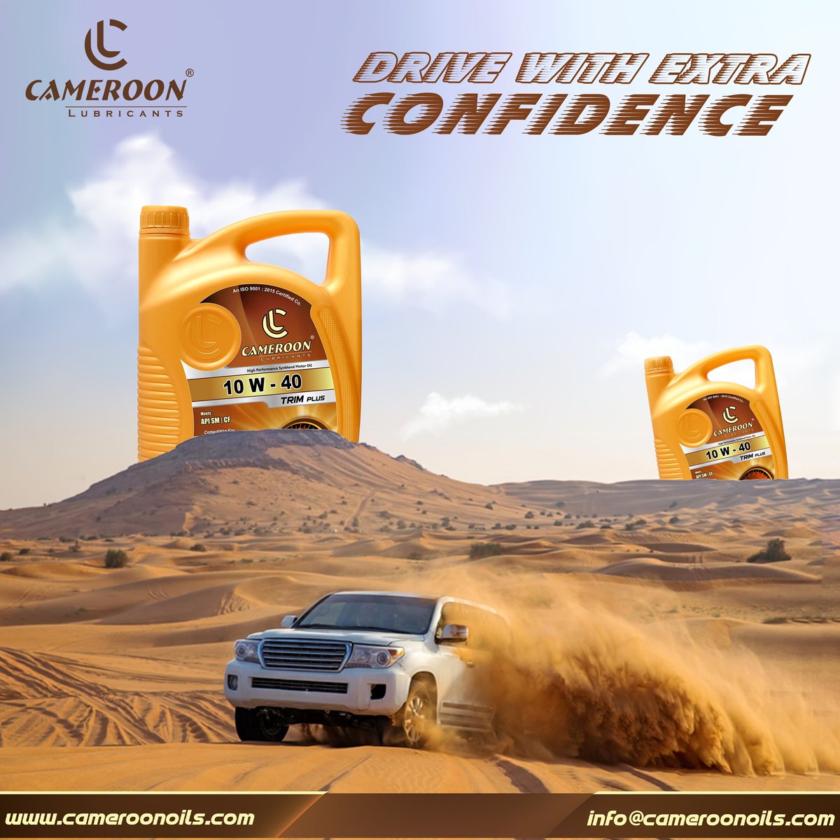 CameroonIndia's tweet image. 𝑪𝑨𝑴𝑬𝑹𝑶𝑶𝑵 𝑳𝒖𝒃𝒓𝒊𝒄𝒂𝒏𝒕𝒔 𝒈𝒊𝒗𝒆𝒔 𝒚𝒐𝒖 𝒆𝒙𝒕𝒓𝒂 𝒄𝒐𝒏𝒇𝒊𝒅𝒆𝒏𝒄𝒆 𝒂𝒏𝒅 𝒑𝒆𝒂𝒄𝒆 𝒐𝒇 𝒎𝒊𝒏𝒅 𝒘𝒉𝒊𝒍𝒆 𝒅𝒓𝒊𝒗𝒊𝒏𝒈.

Visit us for more information:
cameroonoils.com

 #cameroonlubricants #CarEngineOil #motoroil #engineoil #10w40 #Lubricants