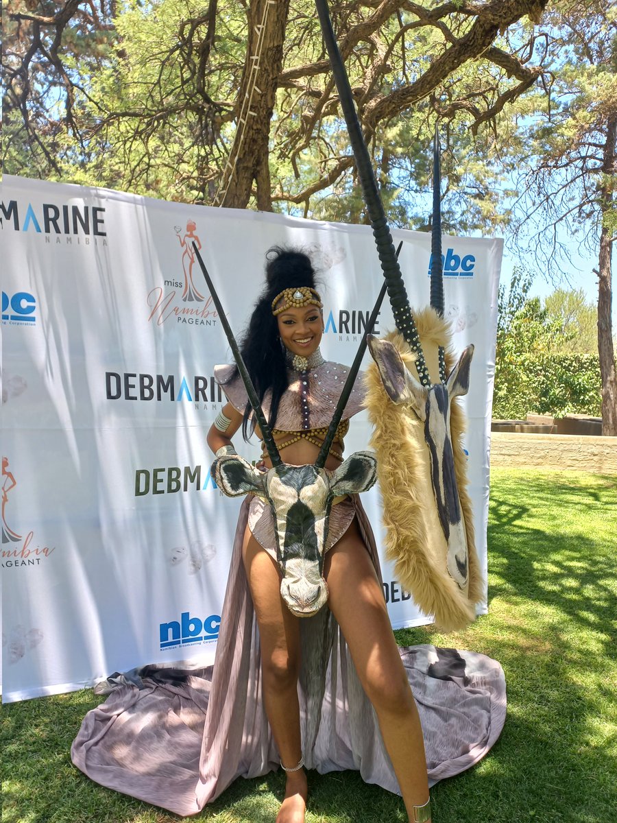 namibiansun's tweet image. JUST IN: Miss Namibia Organization has revealed the national costume Miss Namibia 2023 Jameela Uiras will be wearing when she represents the country at the 72nd Miss Universe pageant on Saturday, 18 November in San Salvador, El Salvador.