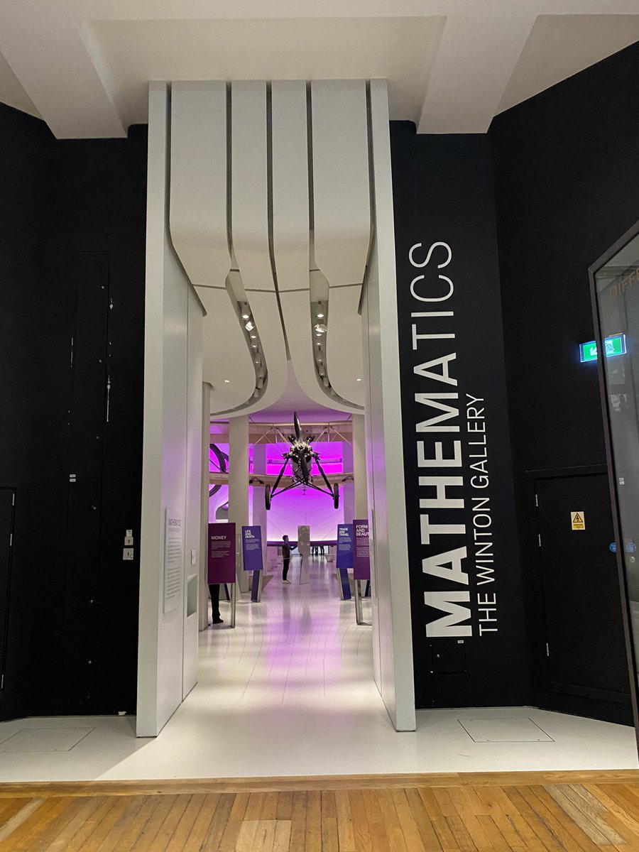 DrAliMegs's tweet photo. @MDXmaths @MiddlesexUni Field trip at the @sciencemuseum Exploring the Winton gallery and discussing #Mathematics communication. @MDXSAT #TeamMDX #MathsOnTheMove https://t.co/pu6D5C8ACp