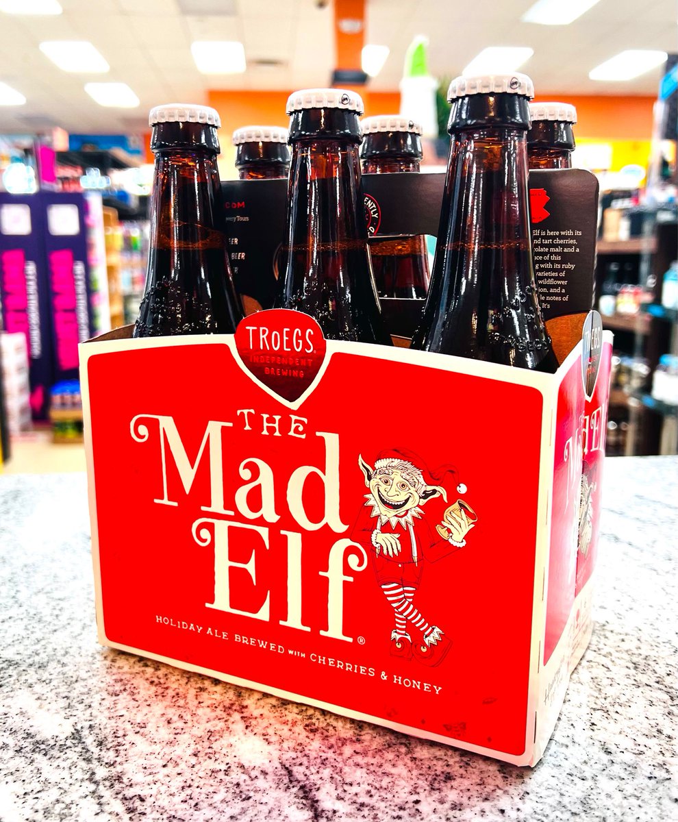 BeerWorldStore's tweet photo. Starting off November the right way with a touch of holiday magic! 🎅🍻 Mad Elf from @troegsbeer is back on the scene, and it's not too early to get into the festive spirit @beerworldstore
#beerworld #beer #craftbeer #cigars #hudsonvalley #shoplocal #holidaygifts #seasonalbeer https://t.co/dRUrp7EW7b