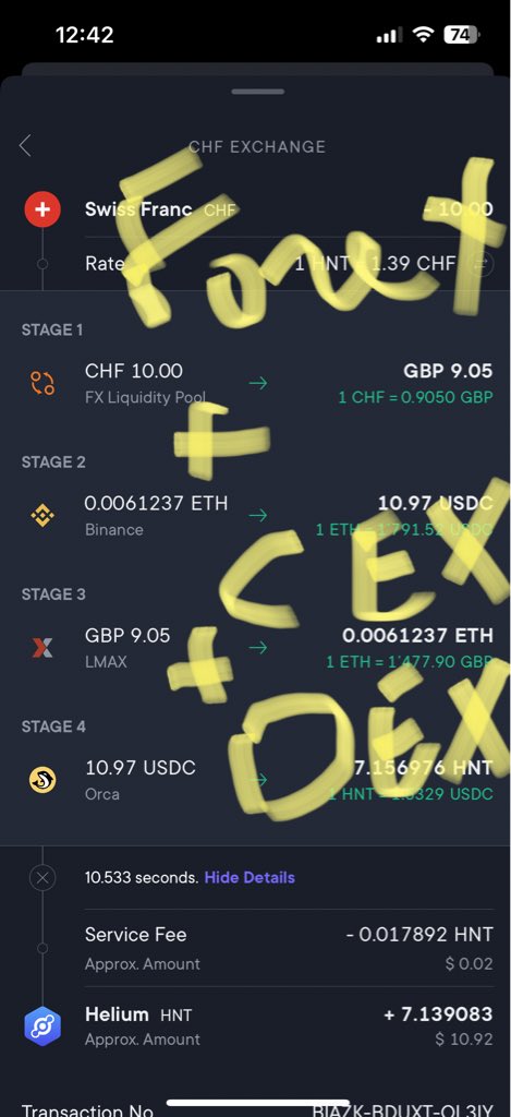 nremond's tweet image. Who else can route swaps like that? 🙌