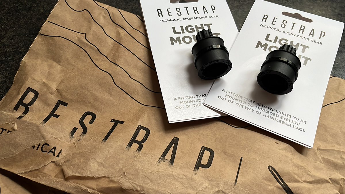 Loving the paper packaging @RestrapLTD 🙌🏻 #cycling #ethicalchoices