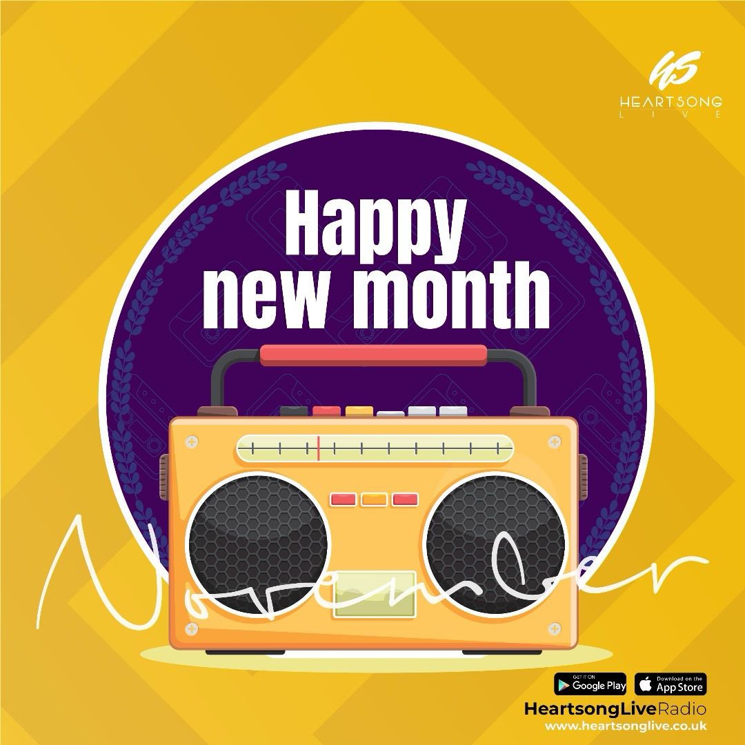 Welcome to a new month, Fam! 

May this month be filled with blessings, God’s favor and love. Amen. 😍
.
.
.
.
.
#heartsong #heartsongliveradio #heartsonglive1 #christian