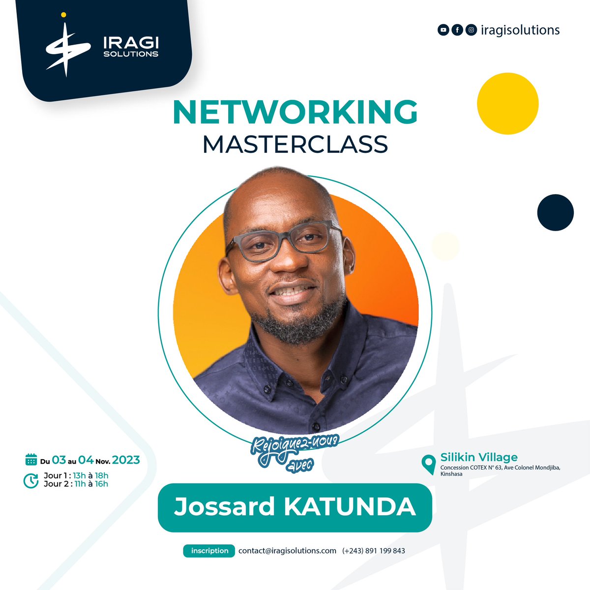 Nous sommes tous entrepreneurs  et nous partagerons  nos expériences sur l'importance d’avoir un réseau de qualité.  
Cette masterclass, est donc un condensé d'expériences et techniques pratiques pour maximiser votre réseau.
<a href="/MiandaMH/">Mi</a> 

#networkingmasterclass #meetthespeakers