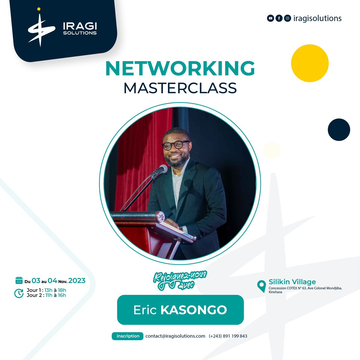 _Iragi_'s tweet photo. Nous sommes tous entrepreneurs  et nous partagerons  nos expériences sur l'importance d’avoir un réseau de qualité.  
Cette masterclass, est donc un condensé d'expériences et techniques pratiques pour maximiser votre réseau.
@MiandaMH 

#networkingmasterclass #meetthespeakers https://t.co/dArL35KhGc