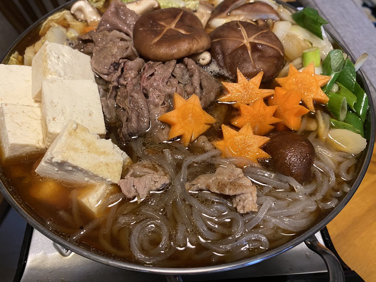 paiotu555's tweet photo. すき焼きを作りました。 https://t.co/S74zguwBXs