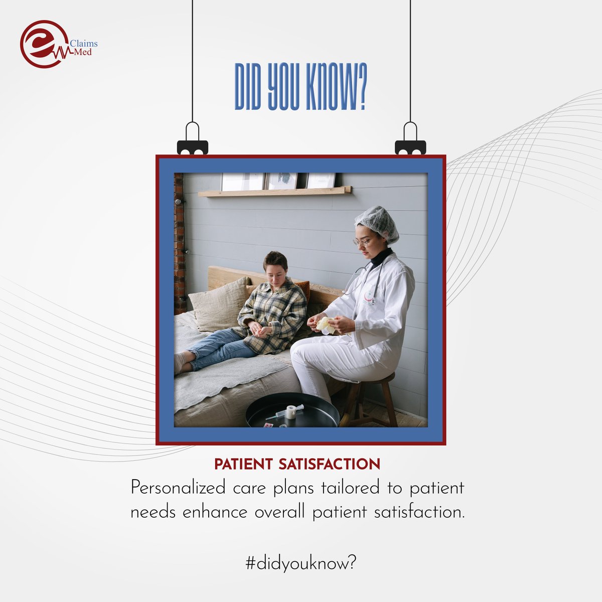 Did You Know❓

About Patient Satisfaction.

#claimsmed #healthcare #medicalbilling #providercredentialing #didyouknowfacts #didyouknowthat #DidYouKnowThis
#PatientSatisfaction #careplan #PatientSatisfaction