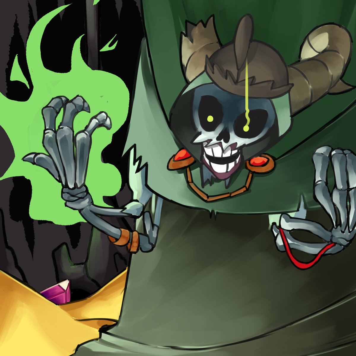 Hoozuki012's tweet photo. compilation of the spooky pieces i drew this october. https://t.co/OEOo5uNpkP