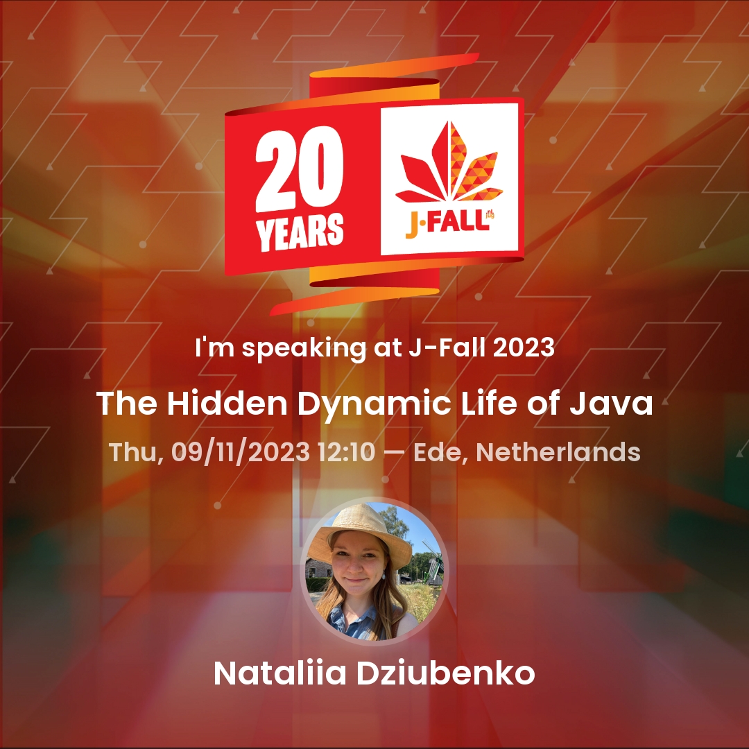 Nataliia Dziubenko πΊπ¦π³π± (@worth_exploring) on Twitter photo Super excited and proud to be speaking at <a href="/jfallconf/">J-Fall π³π±</a> next week! Finally will meet all the amazing folks again π Super excited and proud to be speaking at <a href="/jfallconf/">J-Fall π³π±</a> next week! Finally will meet all the amazing folks again π