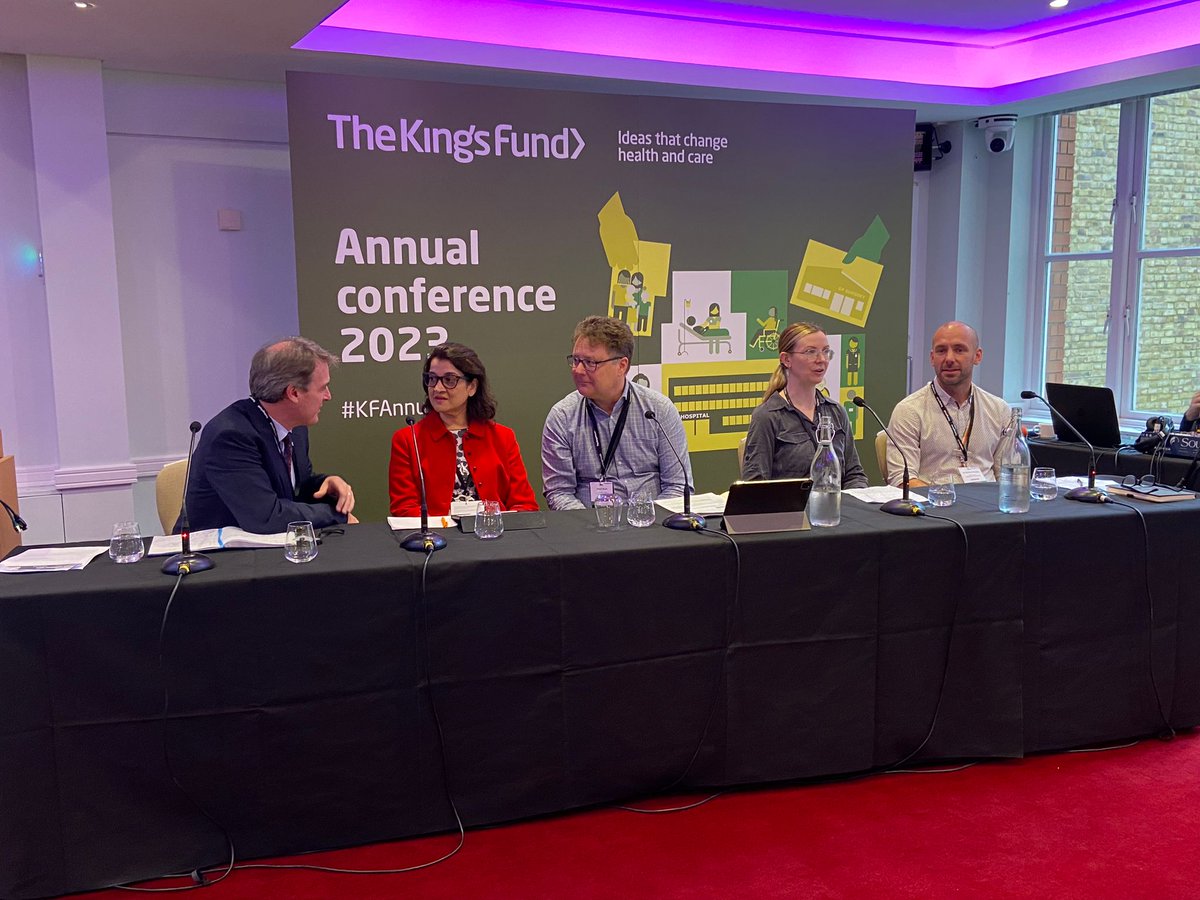 BarnardosHealth's tweet photo. Are you at #KFAnnual? Our panel of experts discuss partnership working across systems to transform children's health. Hear from: Cumbria GP, Dr Richard Massey, Barnardo's Sammy Fitton, Barnardo's Director of Health @rukshanakapasi and CEO at @HCTNHS @elliothowardj https://t.co/iRB0LkHazy