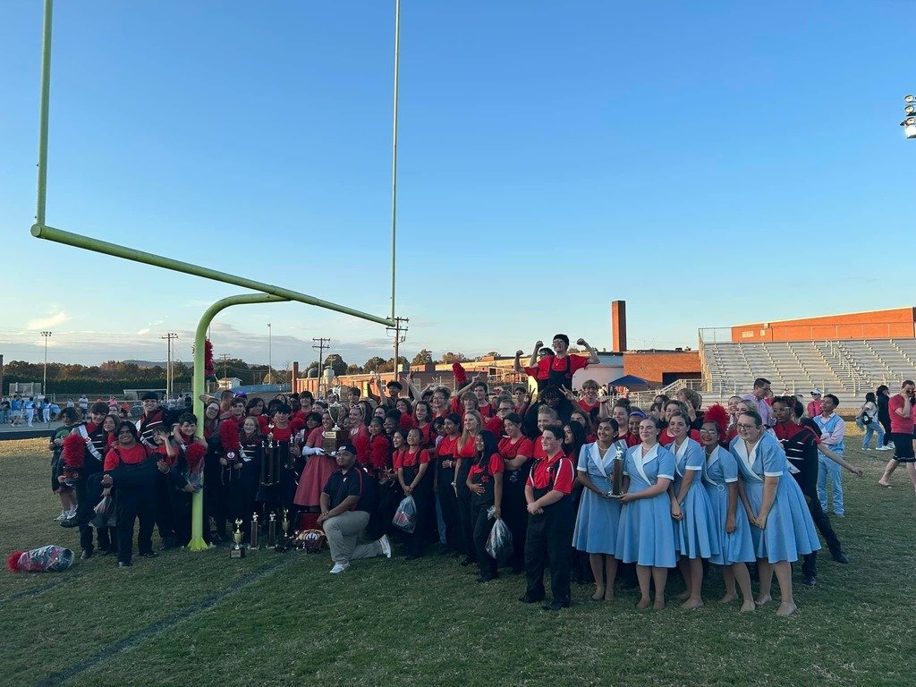 NCCSschools's tweet photo. The Newton-Conover Red Devil Marching Band received a Superior Rating at the Foard Band Classic this Saturday and won Grand Champions of the day. Congratulations on a successful season! #GoBand.
#whatdoesyourdashmean https://t.co/eZB7uiF1VY