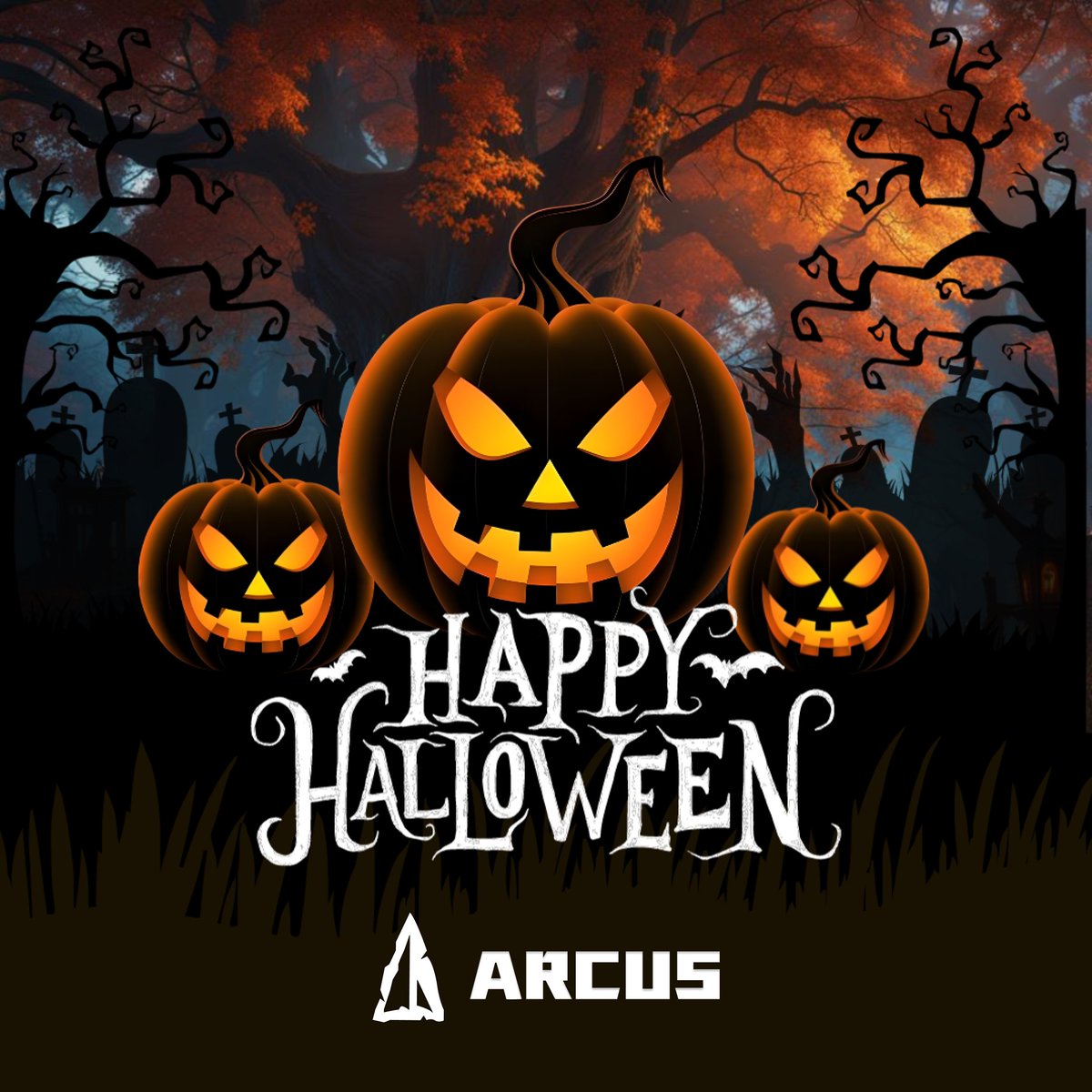 arcusgo8's tweet photo. 🎃 HAPPY HALLOWEEN 🎃

#Arcus #Go8 #ARCisUs #P2E #P2EE #NFT #Blockchain #Metaverse #Crypto #Gamenight #Cryptocurrency #Web3 #Gamefi #WAGMI https://t.co/DS6px0UD1q