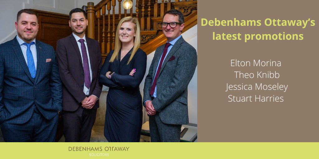Congratulations to our promoted lawyers! Stuart Harries from residential property is now a senior associate. Theo Knibb and Jessica Moseley from Wills, trusts and probate are now associates. Elton Morina is now an associate in commercial property. 
👉bit.ly/3QGdr8Q