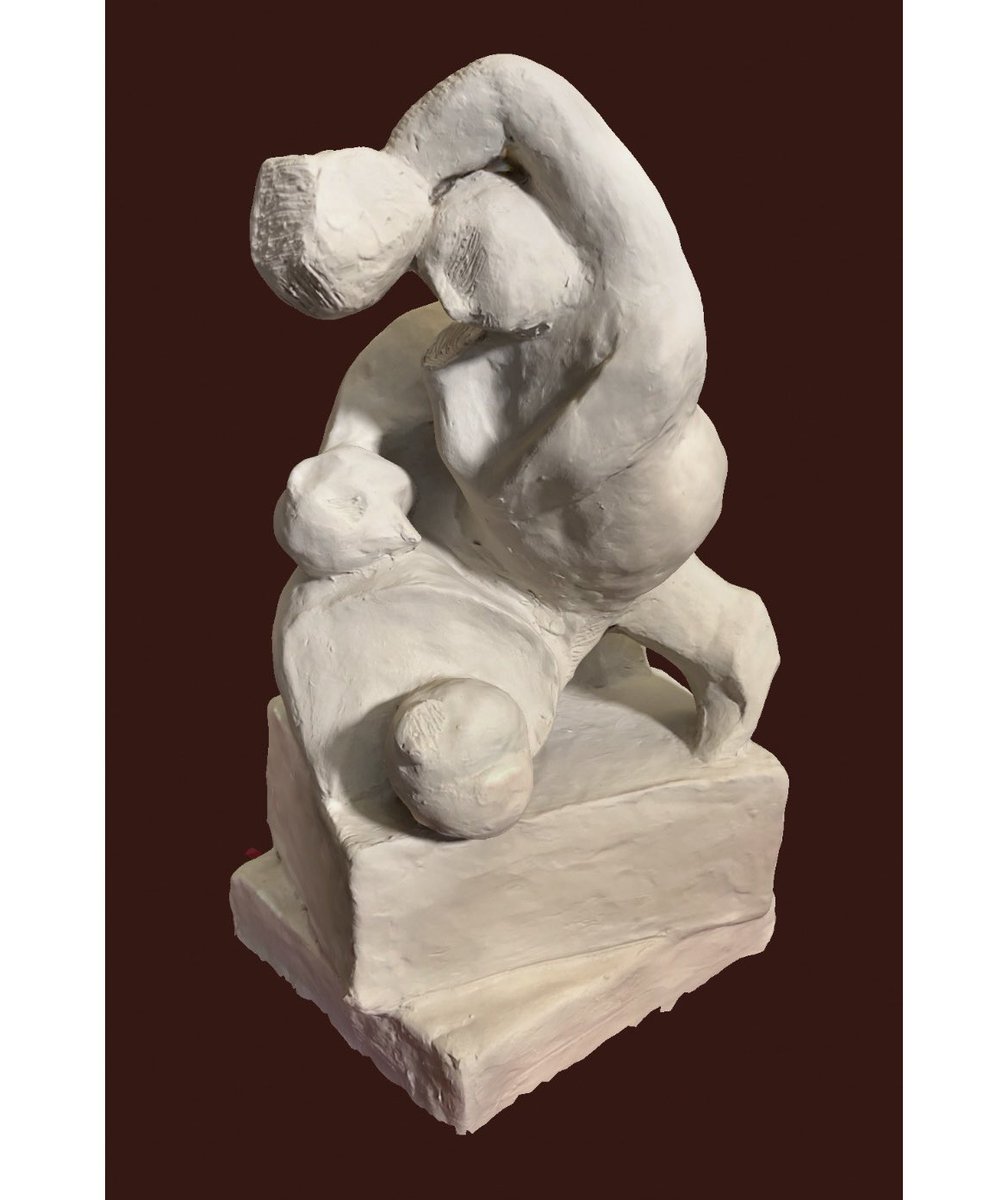 AtelierStark's tweet photo. ‘Self-Loathing’ - latest sculpture in porcelain clay. I was interested in exploring the inner conversations we have, the voices and things we do and say to ourselves. 

©️Stark 2023
#contemporaryart #sculpture https://t.co/3wdDJdvWHM