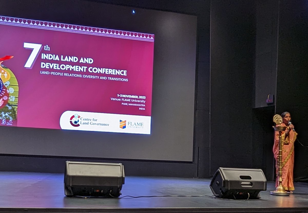 Serene Ho (@_sereneho) on Twitter photo Fantastic to hear from Sevati, a female famer (who has the floor as a plenary speaker ๐๐) at <a href="/IndiaLandConf/">ILDC</a> about her outcomes after struggling to gain title to forest land as a non tribal person under the Forest Rights Act. Fantastic to hear from Sevati, a female famer (who has the floor as a plenary speaker ๐๐) at <a href="/IndiaLandConf/">ILDC</a> about her outcomes after struggling to gain title to forest land as a non tribal person under the Forest Rights Act.