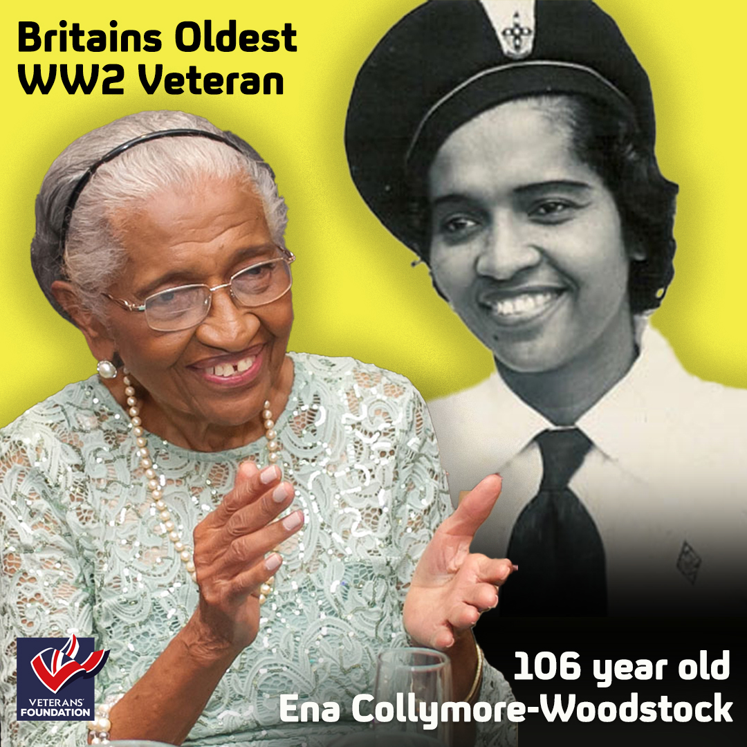 106-year-old Ena Collymore-Woodstock is an incredible role model! Born in 1917 in Jamaica, she's the oldest surviving female WW2 veteran of the British Army. In the ATS she defied gender roles and her courage inspired 3 of her 4 grandchildren to pursue careers in law.