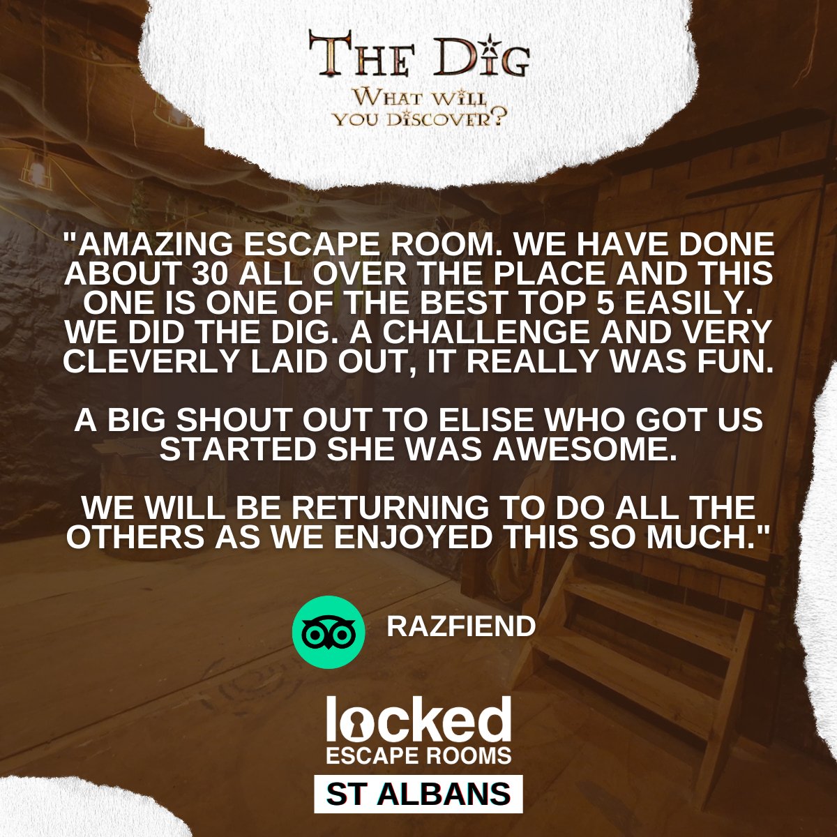 An experience that keeps you coming back for more 🔍

Have you visited our location in St Albans yet?
Our Game Masters are here to make sure you have as much fun as possible!

📍Dunstable, Luton &amp; St Albans
📞 01582 797793
✉️ info@lockedescapes.com
🌐 linktr.ee/LockedEscapes