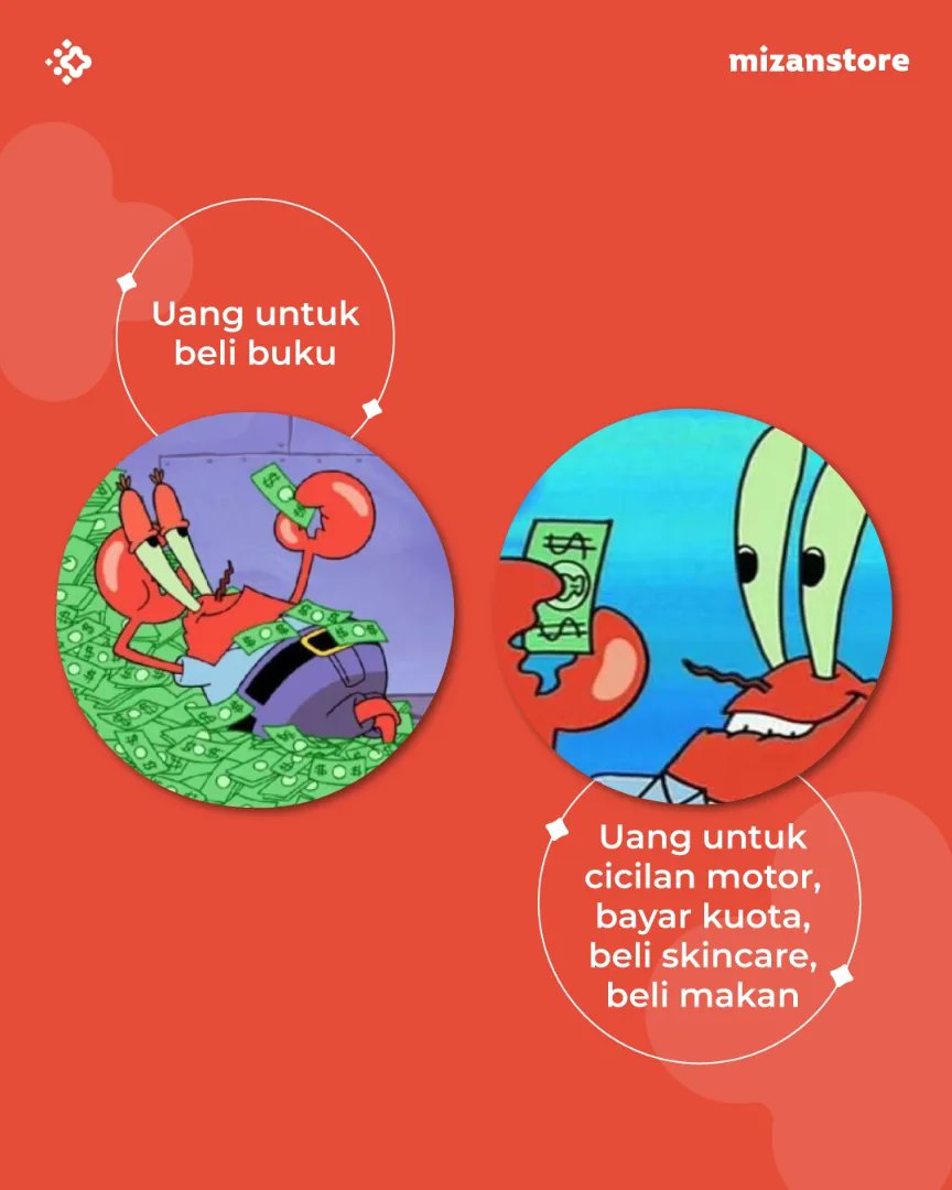 mizanstore's tweet photo. Uang, uang dan uang π΅π΅π΅
Kita tidak bisa membeliu kebahagiaan dengan uang, namun kita bisa membali buku dengan uang π
____
π Wednesday Book Fair
π
1 November 2023
π Marketplace ksayanganmu dan https://t.co/X8Dea6J2UW
#Mizanstore
#WednesdayBookFair
#DiskonBuku
#BukuMizan https://t.co/TpddNmZHpZ