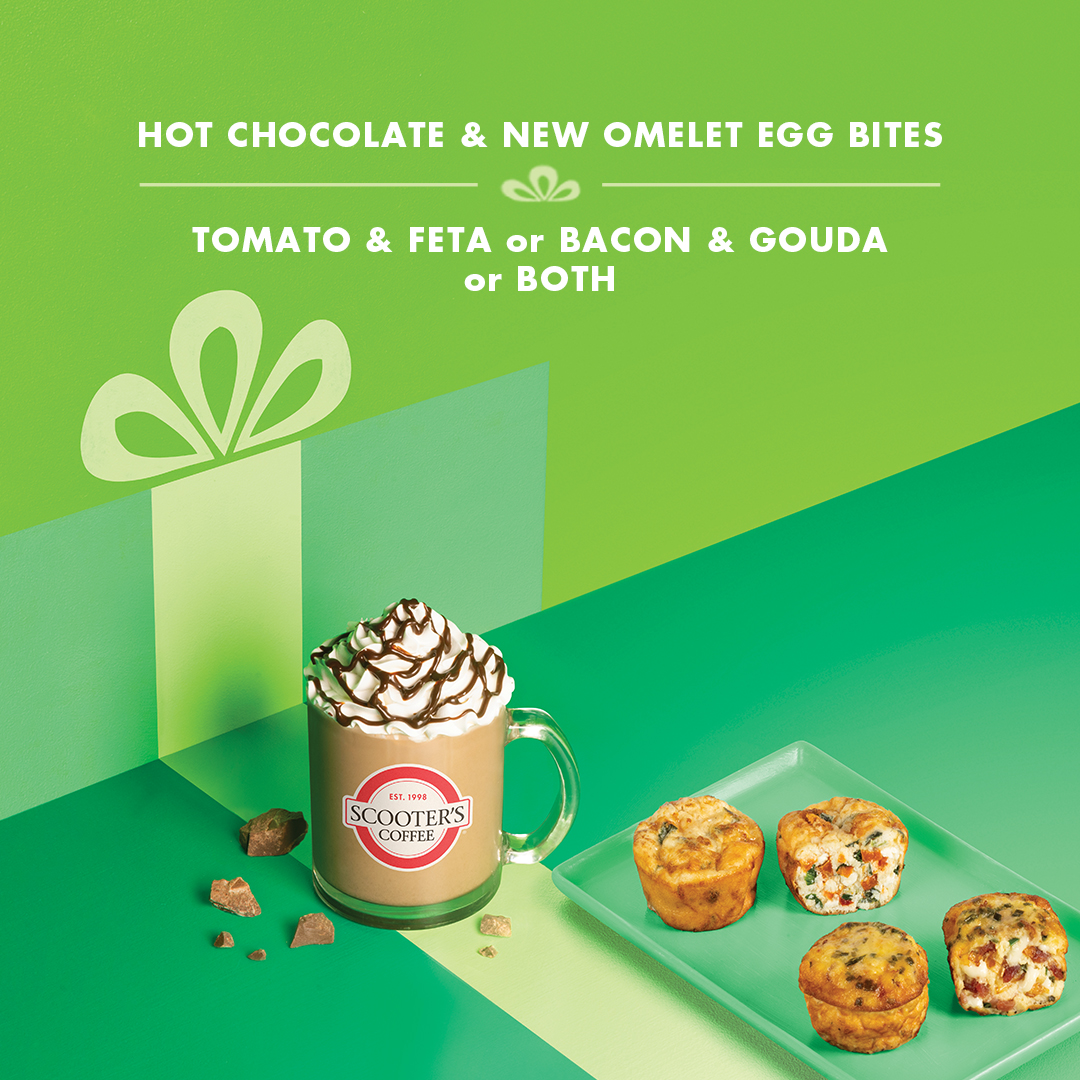 The Scooter's Coffee® holiday menu has landed! The jolly treats and merry drinks you love are back and better than ever.  😍🙌❤️☕❄️

#ScootersCoffee #PeppermintMocha #PralineCaramelicious #SugarCookieLatte #HolidayDrinks