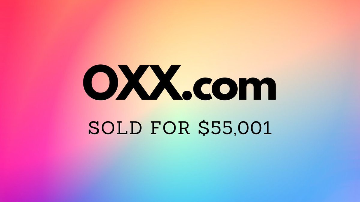 Yesterday saw $777k in domain name sales including:

$55,001 OXX․com
$50,000 Rails․xyz
$50,000 Proto․xyz
$46,000 4775․com
$31,250 DoctorOnline․com

Full list 👉 namebio.com/blog/daily-mar…

#Domains
