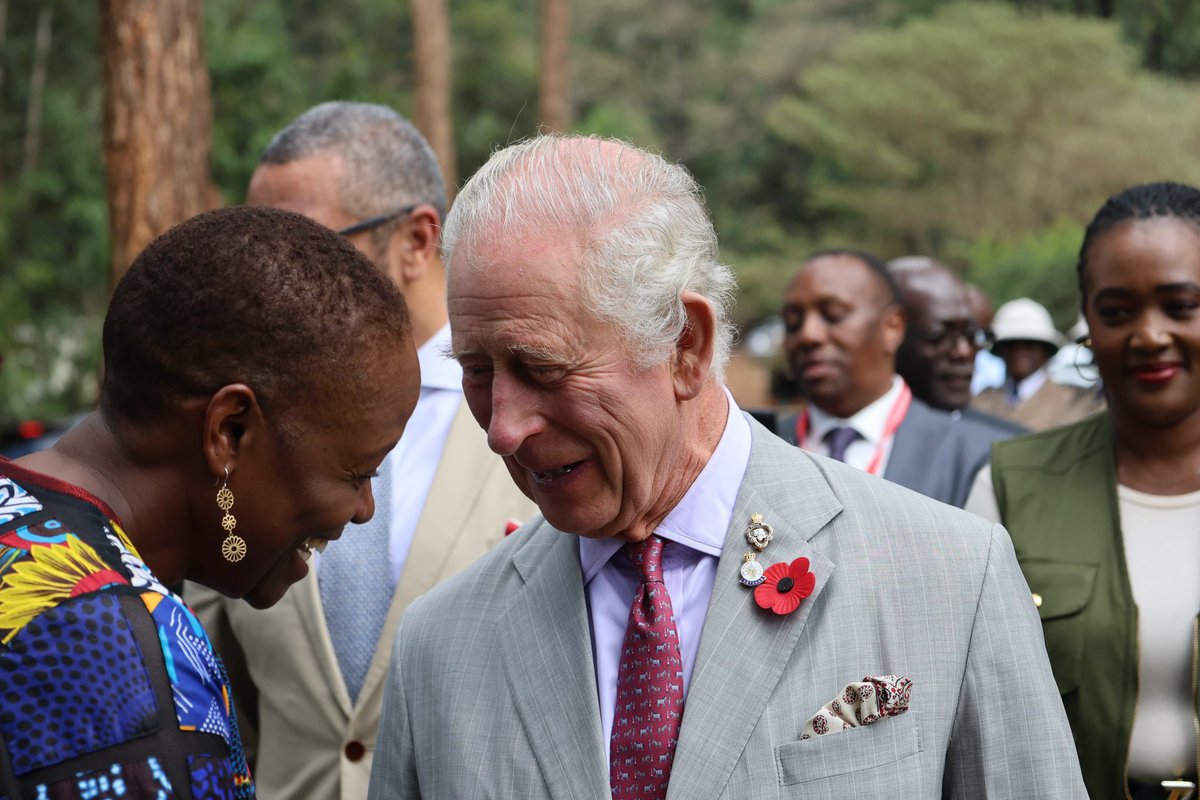Today, Nairobi without Karura Forest is UNIMAGINABLE. This is thanks to everyone who fought hard to protect it. #students #clergy #politicians #civilsociety 

A true honour to welcome and plant a tree with His Majesty in celebration of my mother, Wangari Mathai.  

It was the