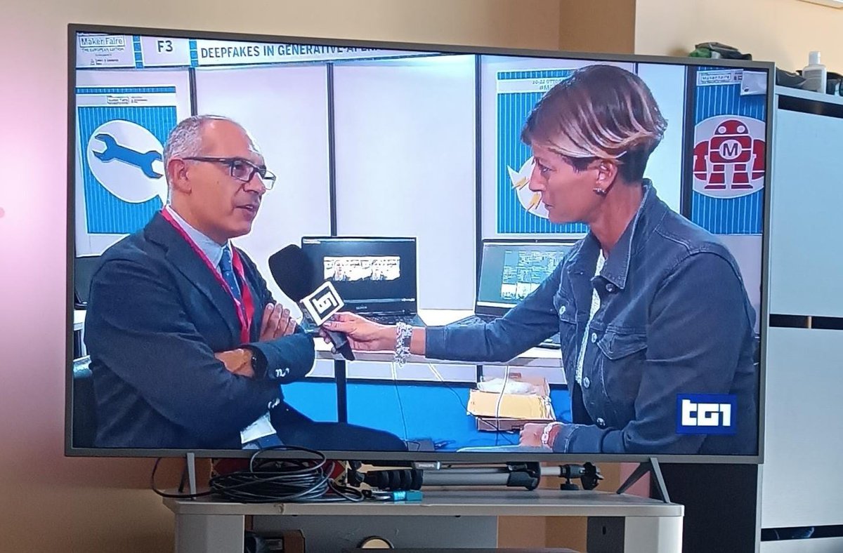 Sebastiano Battiato (@sebattiato) on Twitter photo rainews.it/notiziari/tg1/…
AI in the generative era
Dal minuto 19.45
<a href="/MakerFaireRome/">Maker Faire Rome - The European Edition</a> rainews.it/notiziari/tg1/…
AI in the generative era
Dal minuto 19.45
<a href="/MakerFaireRome/">Maker Faire Rome - The European Edition</a>