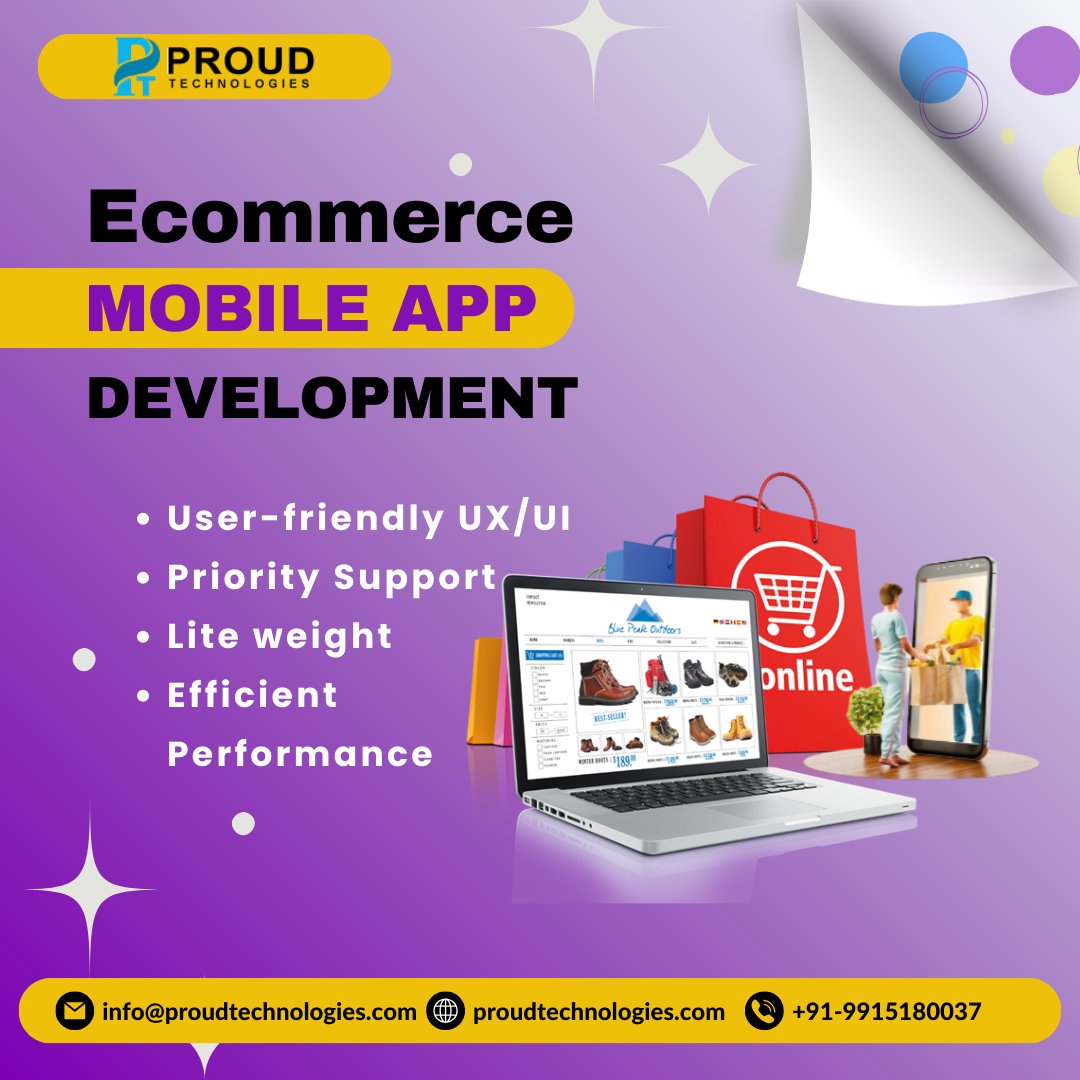proudtechnology's tweet photo. Elevate your online business with a cutting-edge, custom-built Ecommerce Mobile App! 📱💼 At Proud Technologies, we specialize in crafting immersive and user-friendly apps that redefine the shopping experience for your customers.
Our Portfolio https://t.co/gCSaEEIRuz https://t.co/w1Mp1k8Nuc