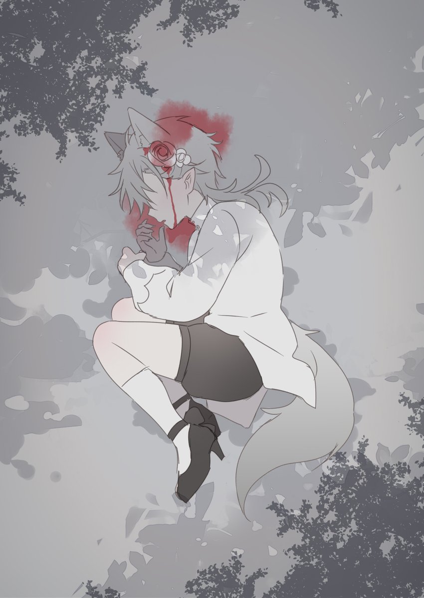 離別(2/2)
※流血表現注意
#くろのあとりえ
#KuzuArt
#かな絵 