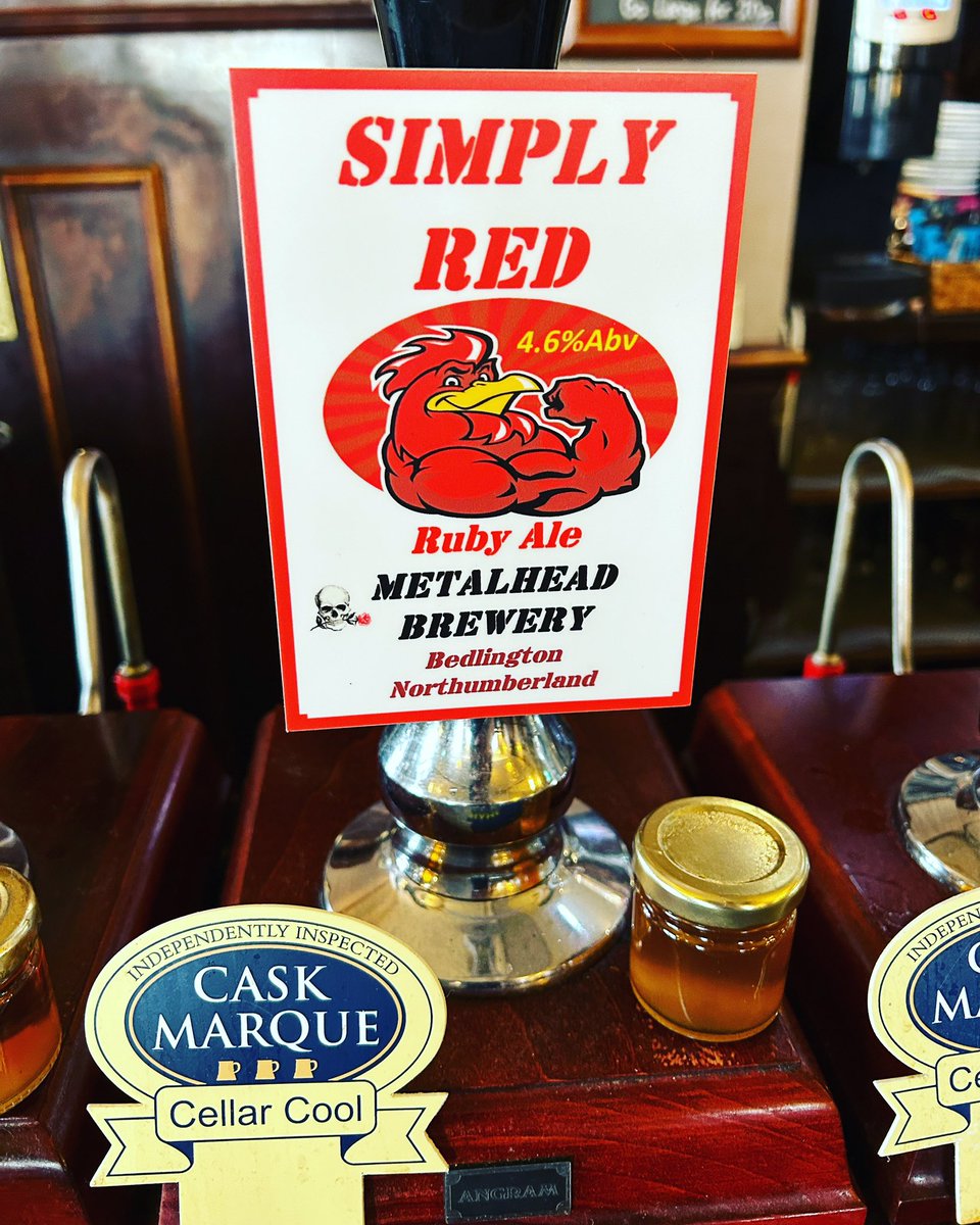 #metalheadbrewery Simply Red 4.6% 🔴 on tap @SluiceMelton 🚂 @caskmarque ✅ @CAMRA_Official 🍺 @CaskFinder 🗺 @RealAleFinder 🧭 #realale #caskale #themeltonconstable #seatonsluice #caskmarque #qualityapproved #camra #caskfinder #goodbeerguide2023 #metalheadbrewery #simplyred