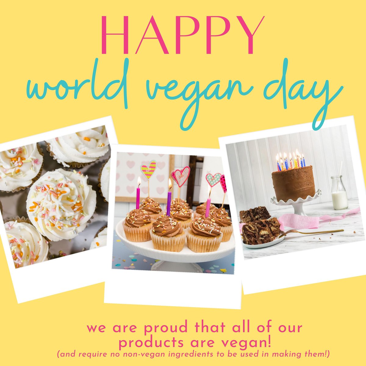 Today is also World Vegan Day 🌿  We are proud to be a vegan brand and require no non-vegan items to make them!

#worldveganday #vegan