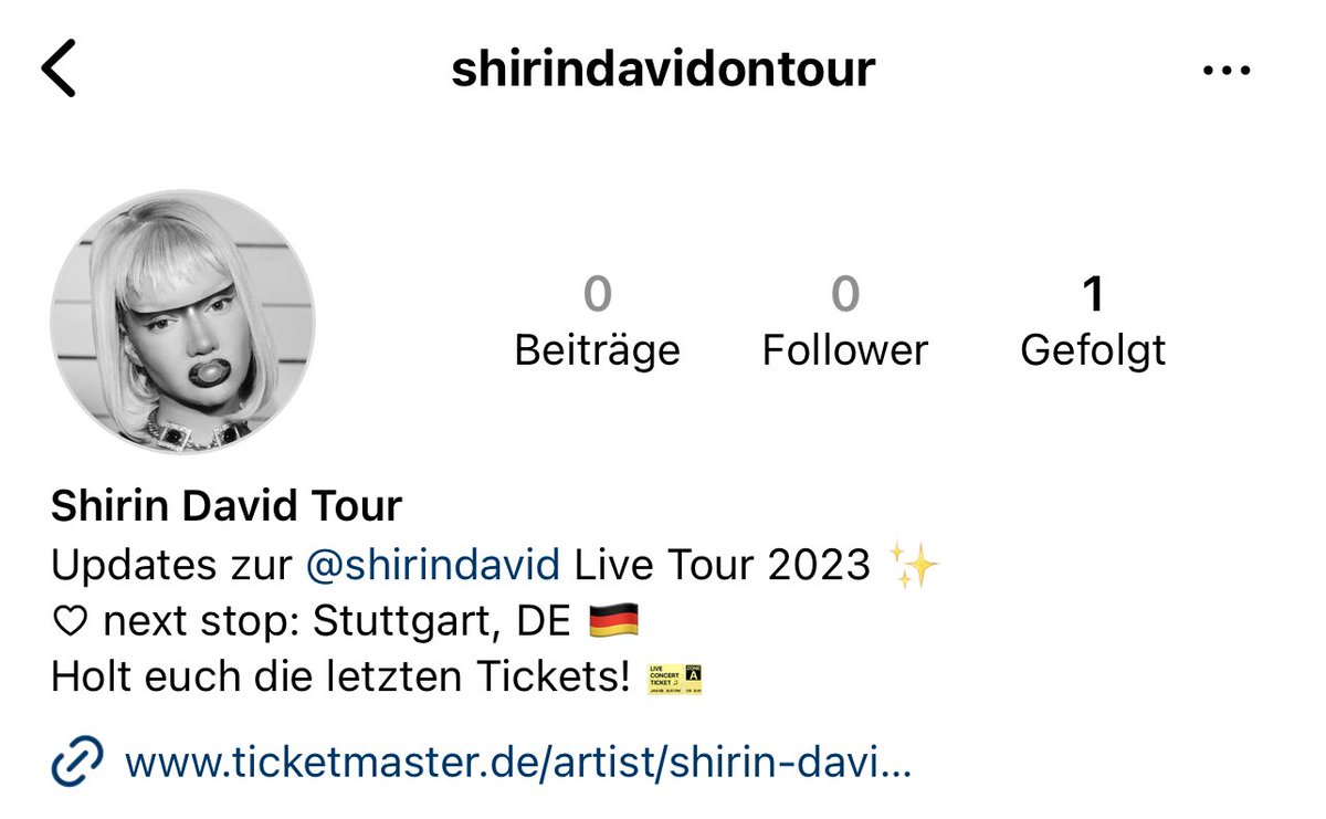 ShirinDavidTour's tweet photo. Folgt uns gerne auch auf Instagram und TikTok, um nichts rund um die Tour von @ShirinDavid zu verpassen!🤍

Wenn ihr Stories von den Konzerten uploaded, taggt uns gerne, damit wir diese reposten können!🚨

Instagram @ shirindavidontour
TikTok @ shirindavidtour

Wir freuen uns 🥰 https://t.co/AbWOaoHDGC