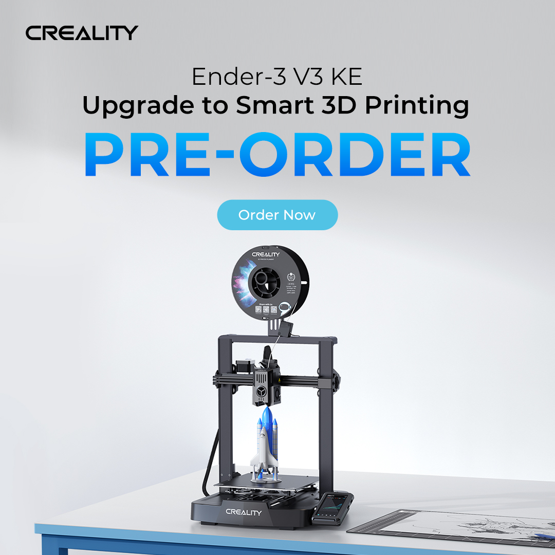 CREALITY 3D Printer on X: Pre-order now and take your 3D printing to the  next level! Are you ready for Ender-3 V3 KE for smart printing? 🔥 Don't  miss out, reserve yours